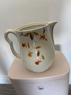 Milk Pitcher Superior Hall Autumn Leaf