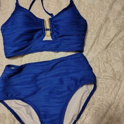 New Beautiful 💙 Blue Bathing Suit Size M. See Photos. Cash Pickup Only