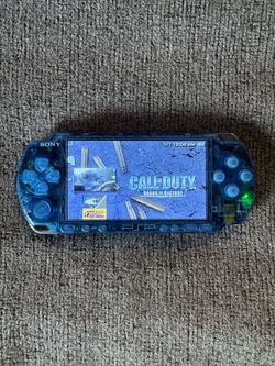 PSP 3000 Custom Transparent Blue