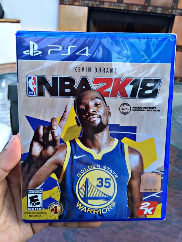 NBA 2K18 Sony PlayStation 4, PS4, CIB, Complete, VG