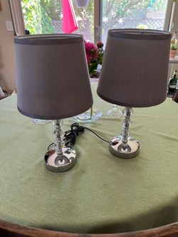 Bedside table touch lamps (2)
