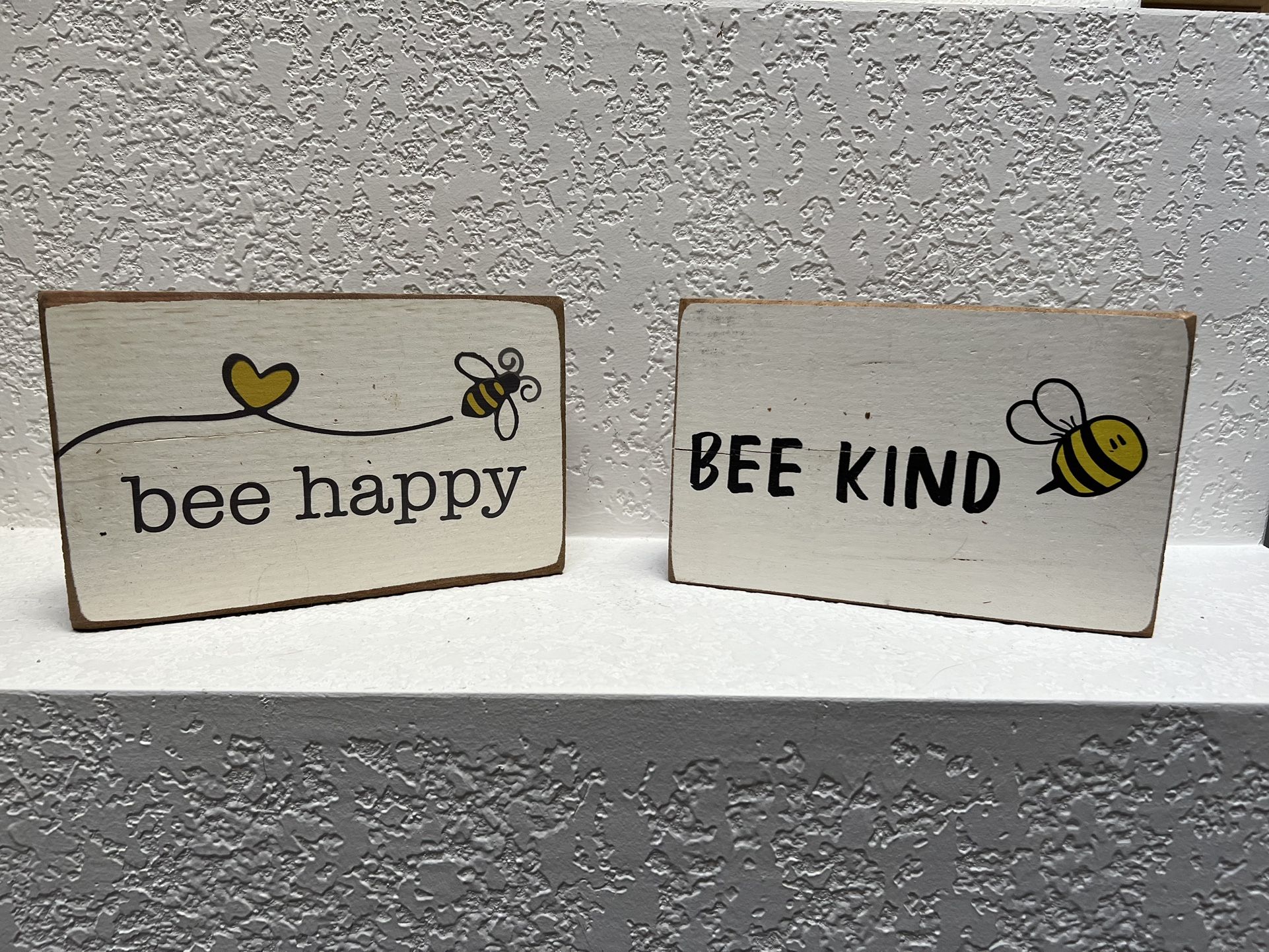 Set Of 2 Wood Inspiring Quotes 