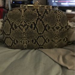 Lizard Style Hard case Makeup Purse