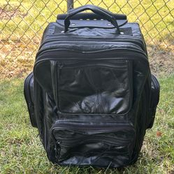 Black Backpack Suitcase 
