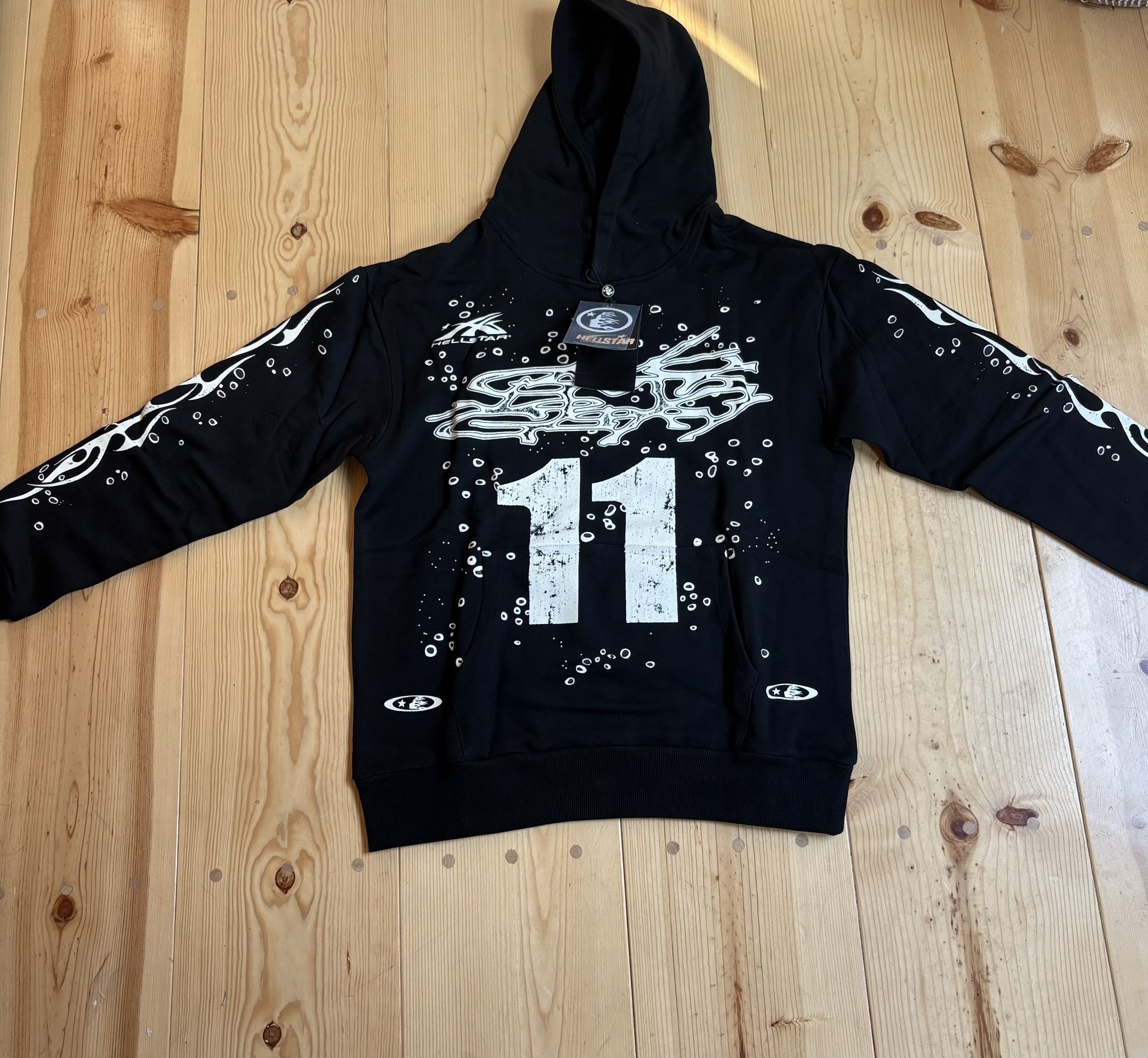 Hellstar Black And White Hoodie