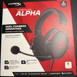 HyperX Cloud Alpha Gaming Headset (New/Sealed)