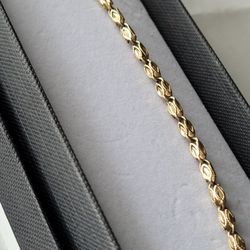 Turkish Link 14k Gold Bracelet 