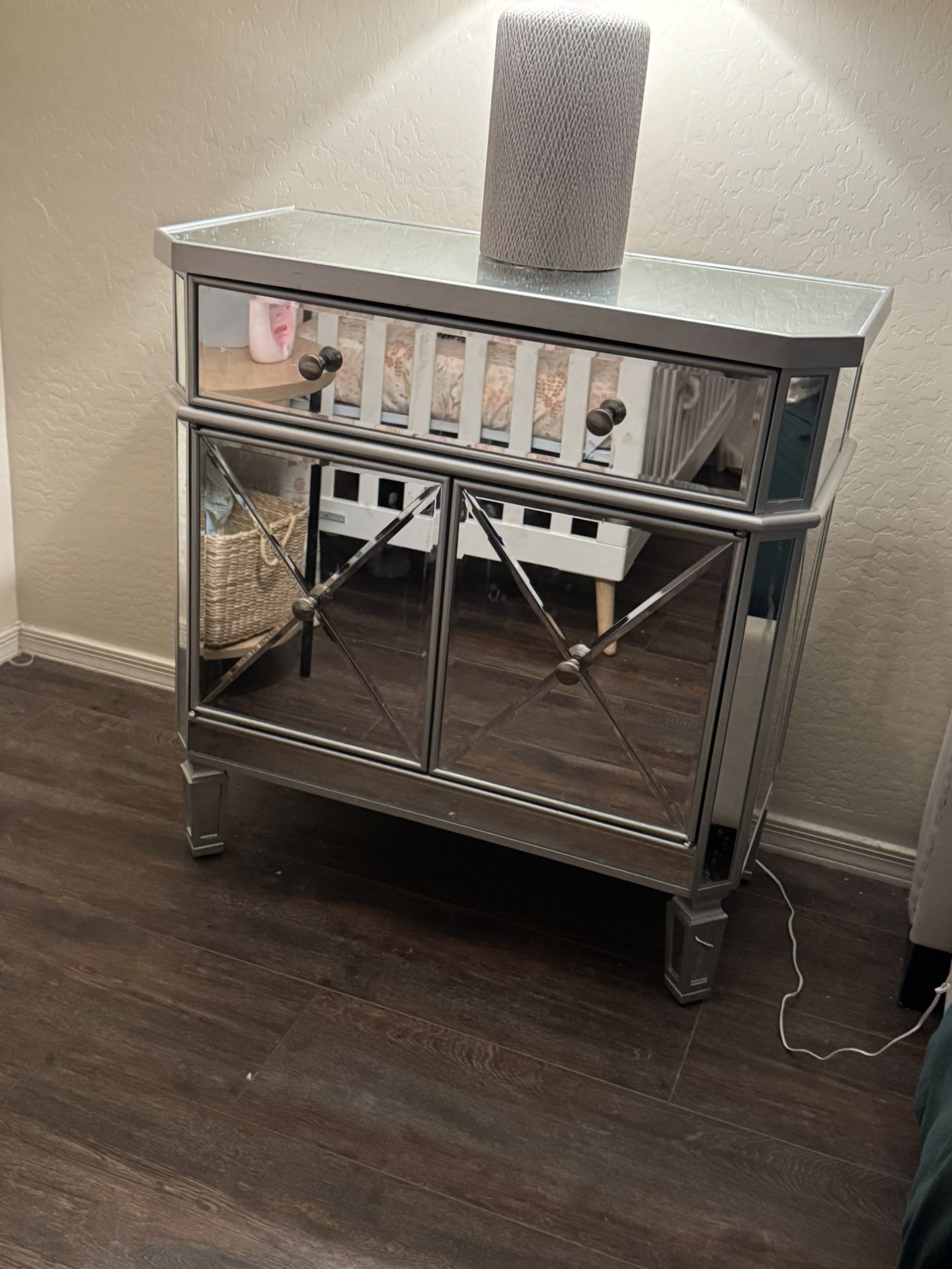 Mirrored Cabinet Set ($600) for Both