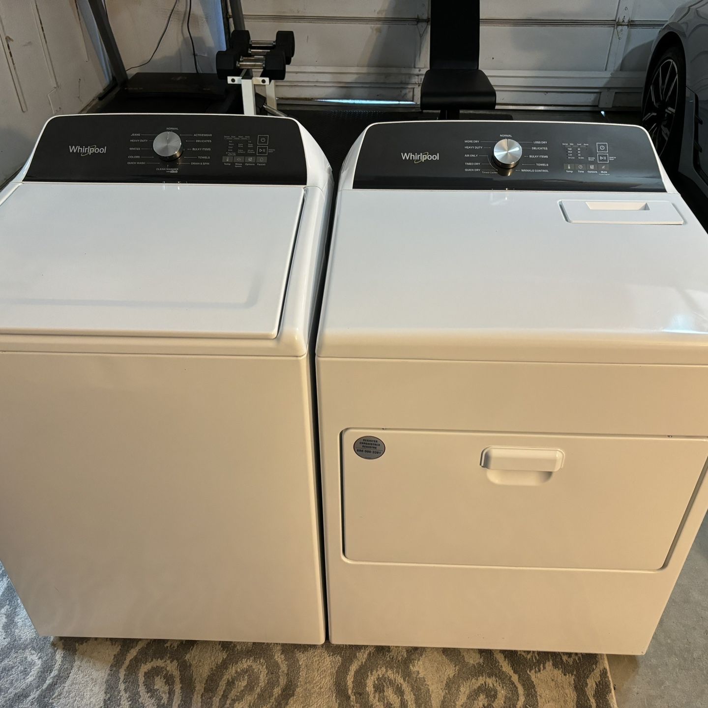 Whirpool Washer & Dryer (Like New)