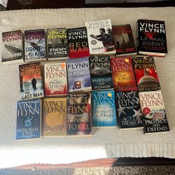 Vince Flynn Lot Books All