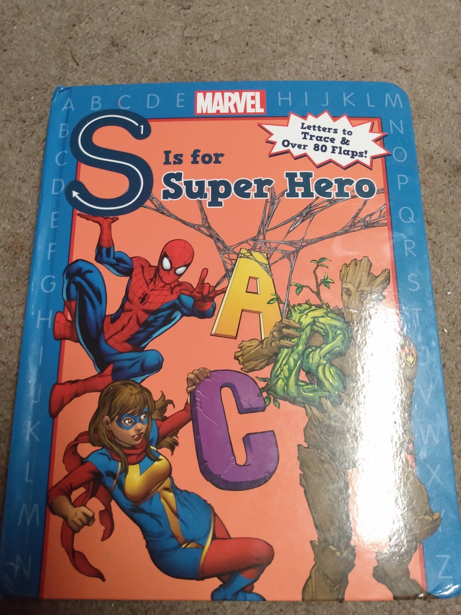 Super hero flap book