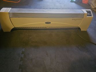 Lasko Up to 1500-Watt Convection Baseboard Electric Space Heater with Thermostat