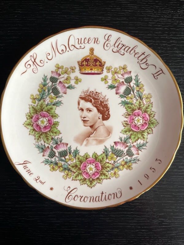 Queen Elizabeth II June 2nd Coronation 1953 Plate