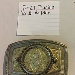 1/2 Dollar coin Belt Buckle