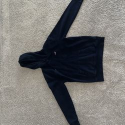 Black Hollister Plain Logo Hoodie: Adult S