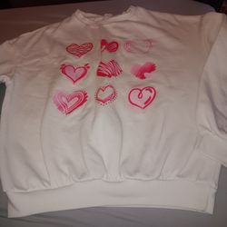 Girls Size 11/12, Shein Crew Neck Sweatshirt 