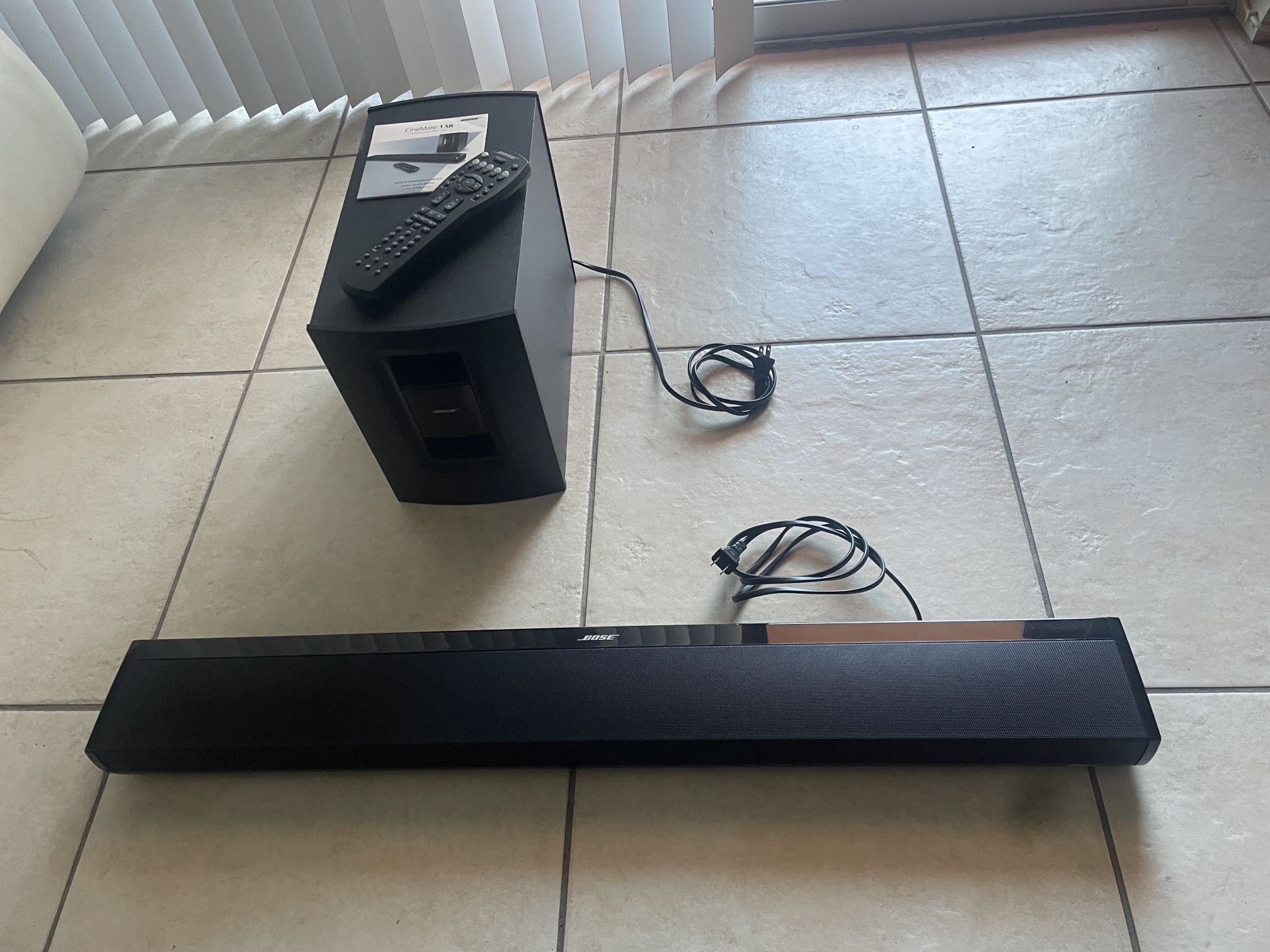 BOSE CINEMATE 1 SR Digital Home Theater Speaker System for Sale in