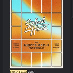 Splash House Weekend 2