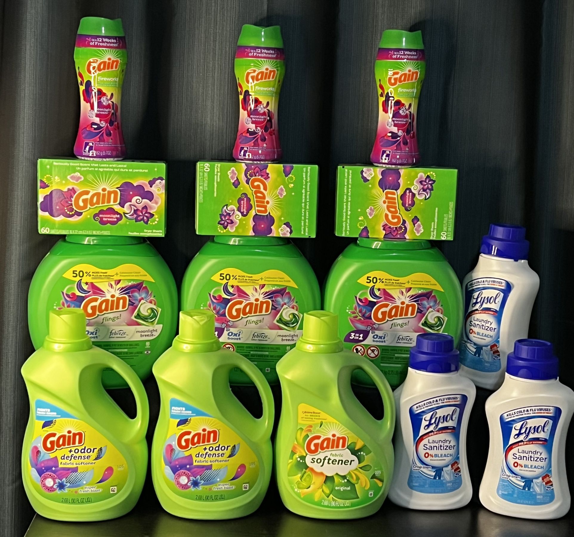 Gain Fling & Lysol Bundle