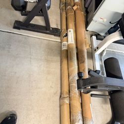 Brand new curl bars and 6’ barbells Olympic 