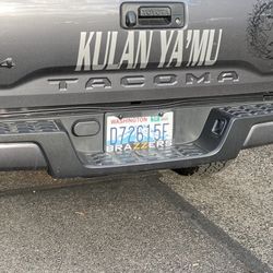 Bra$$ers License Plate Cover