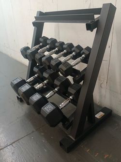 Dumbbells weights rack dumb bell set