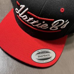 Black And Red Snap Back Hat Used