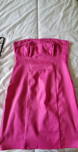 H&M Pink Strapless Dress