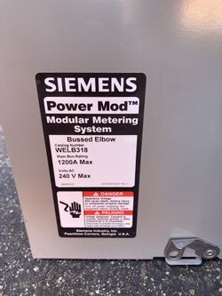 Siemens welb318 POWMOD Bussed Elbow 18