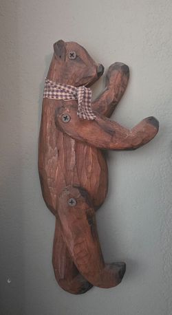 Antique Wallmount Bear