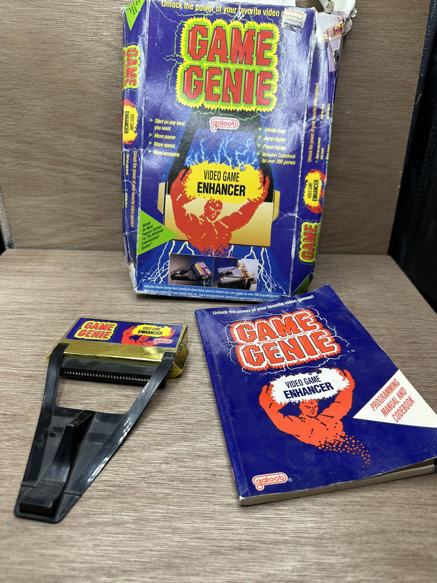 Game Genie Nintendo NES Original Box Book CIB