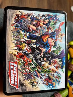 DC Justice League Metal Tin Lunch Box
