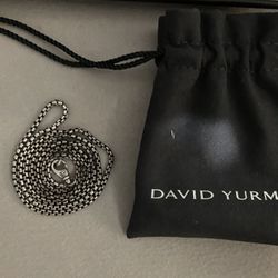 David Yurman Silver Chain 26’