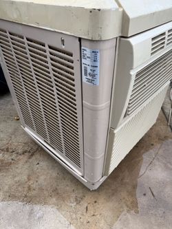 Swamp cooler portable trabajando