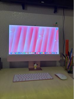 Pink Apple iMac 24" (Year 2024)