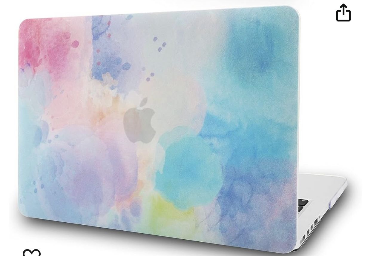 BRAND NEW MacBook Pro 13" Plastic Hard Shell Cover Rainbow Mist Color