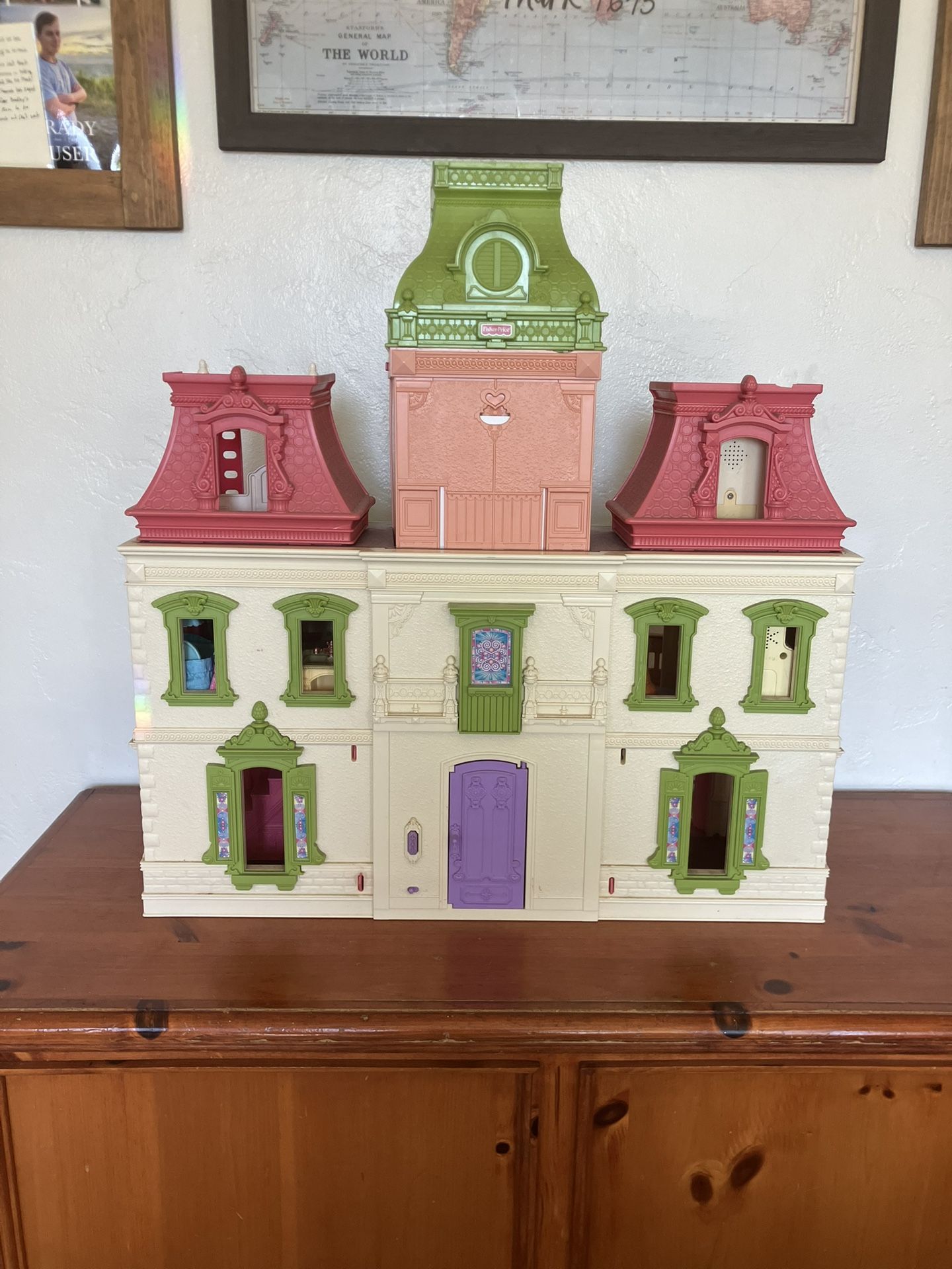Fischer Price Loving Family Doll House & Accessories
