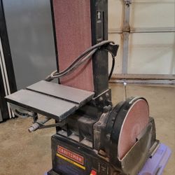 Craftsman Benchtop 6" Belt Sander and 9" Disc Sander Combo