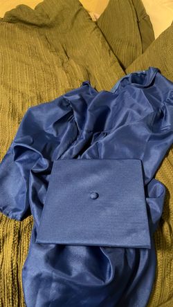 Blue Cap And Gown 