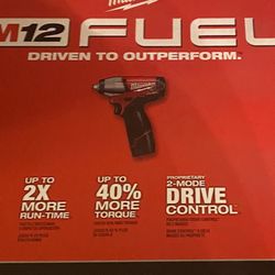 New Milwaukee Fuel 3/8 Drill Kit