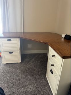 White Pottery Barn Desk