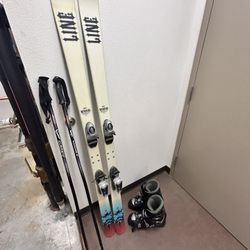 Maverick 180 CM  Skis And Boots Size 12 1/2 