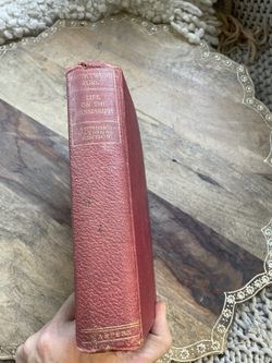 1900s Life on the Mississippi Mark Twain Authors National Edition Red Hardcover Book