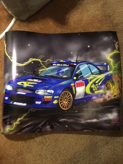 Subaru rally car art