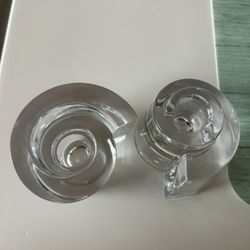 Miller Rogaska Candlestick Holders