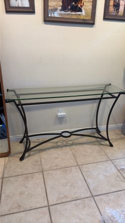 Glass Entry table