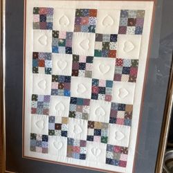 Beautiful Framed Quilt 