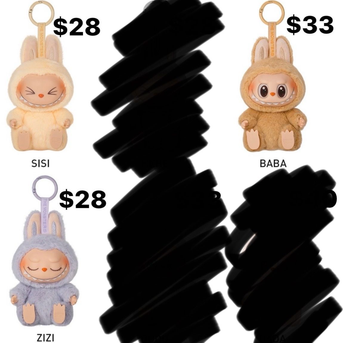 NEW Authentic Labubu The Monsters Have A Seat Plush Pendant Pop Mart Popmart Doll Toy