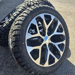 22"  Chevy Silverado 1500 Tahoe Suburban GMC Sierra Yukon Colorado Escalade wheels tires