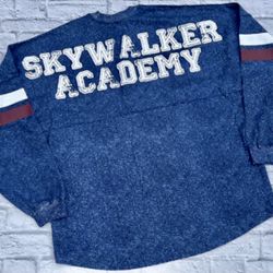 🔥 Disney Parks Disneyland Skywalker Academy Star Wars Blue Spirit Jersey M 🔥